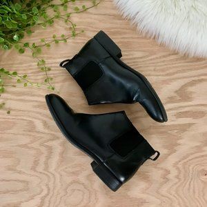 Franco Sarto Sleek Black Chelsea Boots 8
